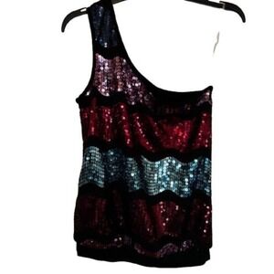 Forever 21 Sparkle Top Ladies Medium NWT One‎ Shoulder